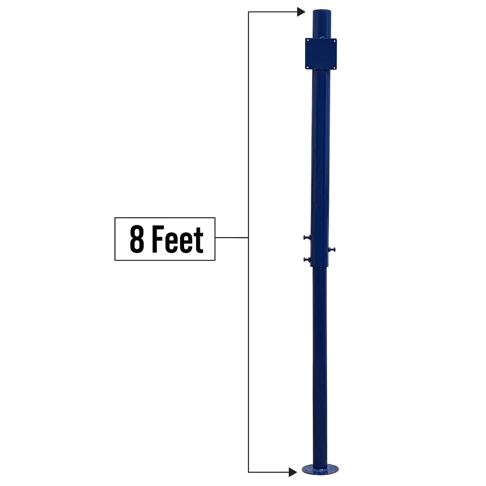 Ladwa Height Adjustable Grouting (Anchor Bolting) Blue Pole For Safety 32Inch, 40Inch Convex Mirror & Road/Other Signboards view 3