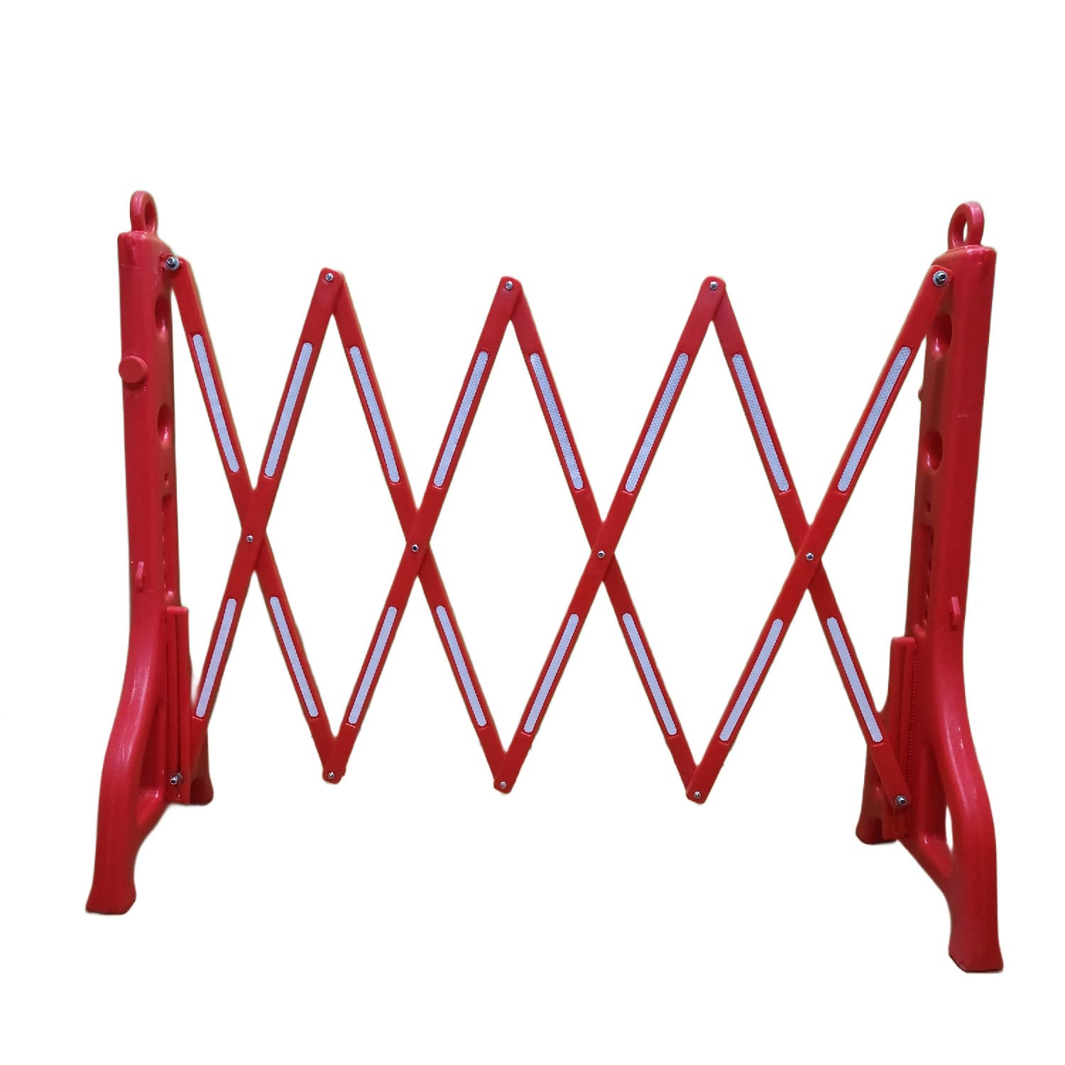 LADWA Traffic Barricades - Ladwa-Red-Plastic-Extendable