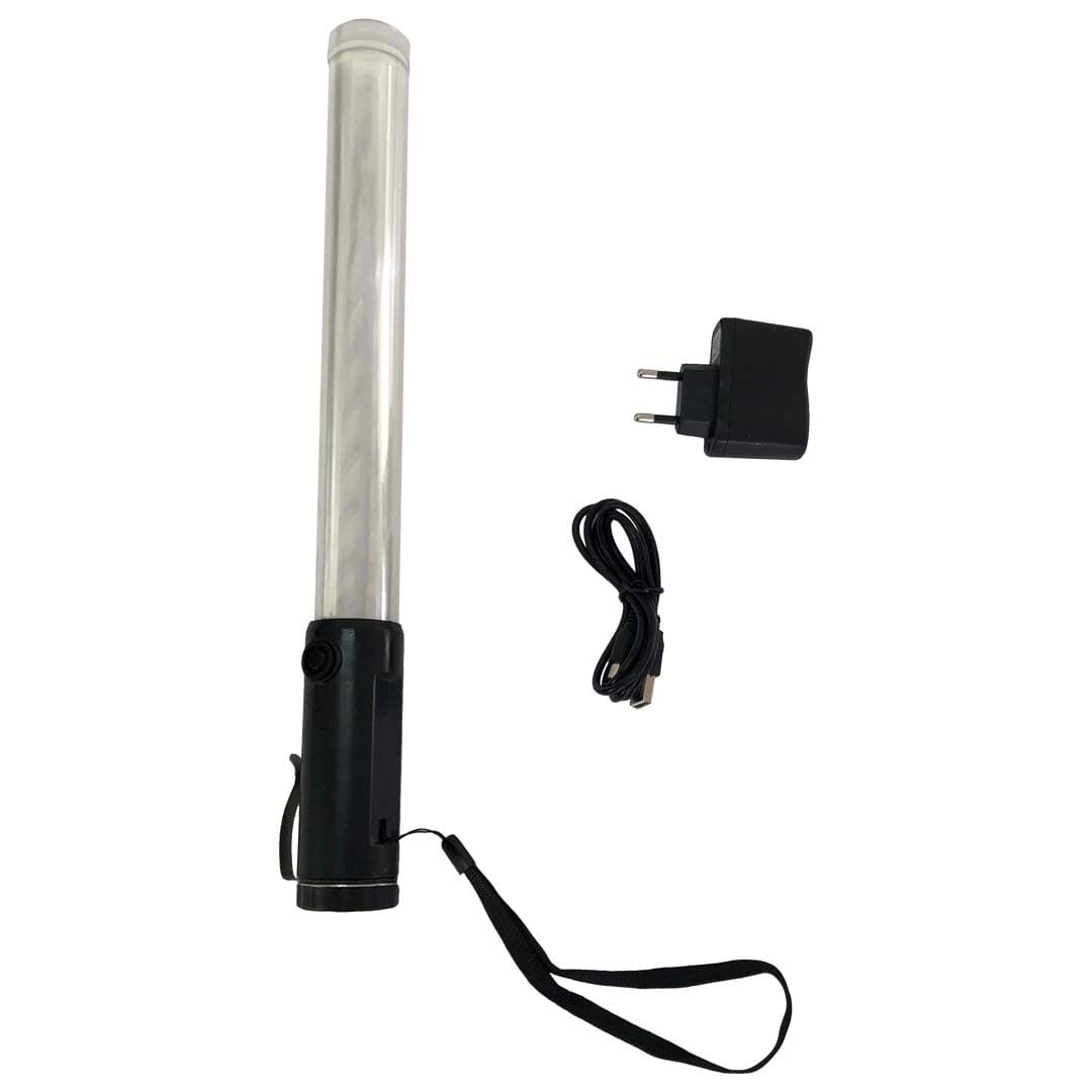 LADWA Reflective Jacket & Traffic Baton - Combo Pack (1 Oranage RJ + 1 BRG) view 3