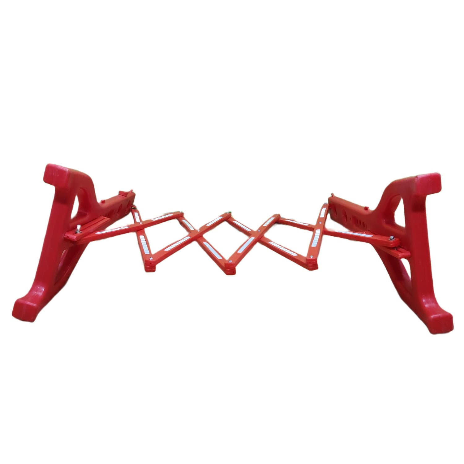 LADWA Traffic Barricades - Ladwa-Red-Plastic-Extendable view 3