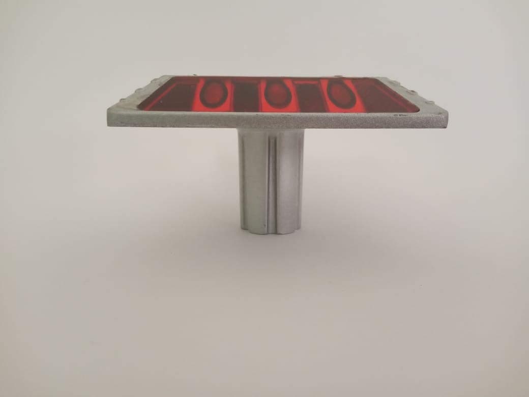 LADWA Aluminium Red Solar Road Stud With Shank - P2 view 4