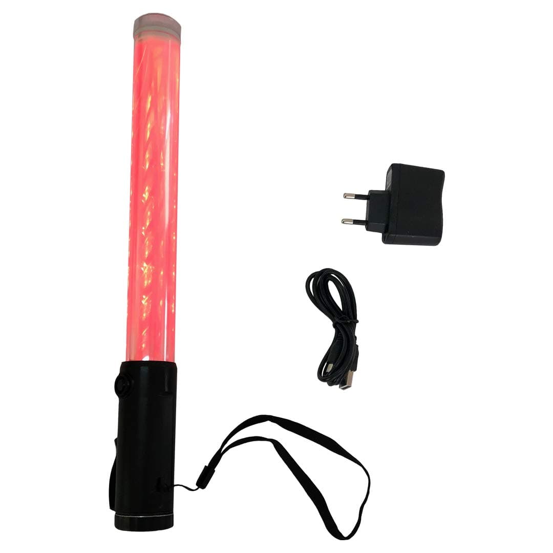 LADWA Reflective Jacket & Traffic Baton - Combo Pack (1 Oranage RJ + 1 BRG) view 2