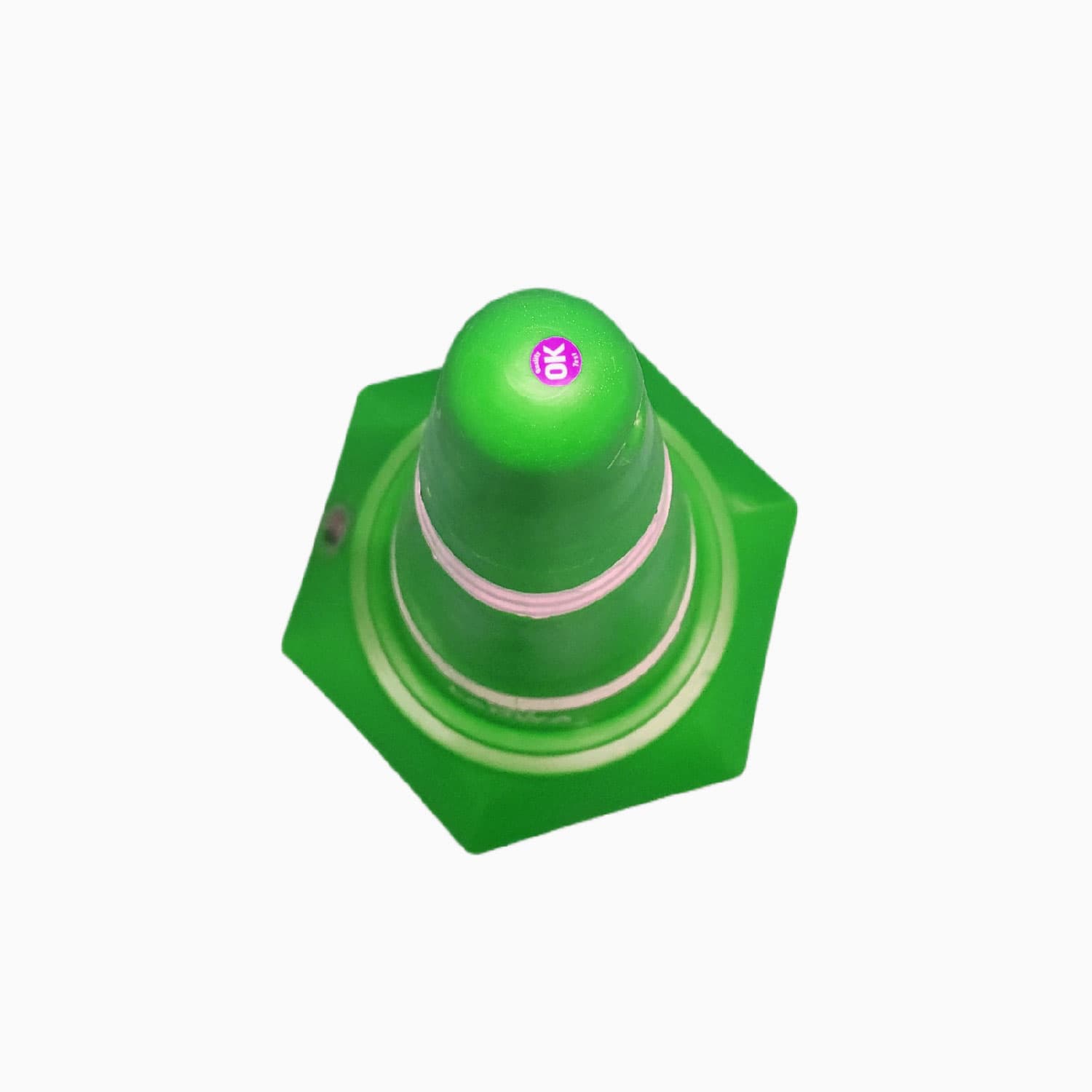 LADWA Safety Cones - Round Top-Hexa Base -Green-4.0 Kg 750mm
(Pack -1) view 3
