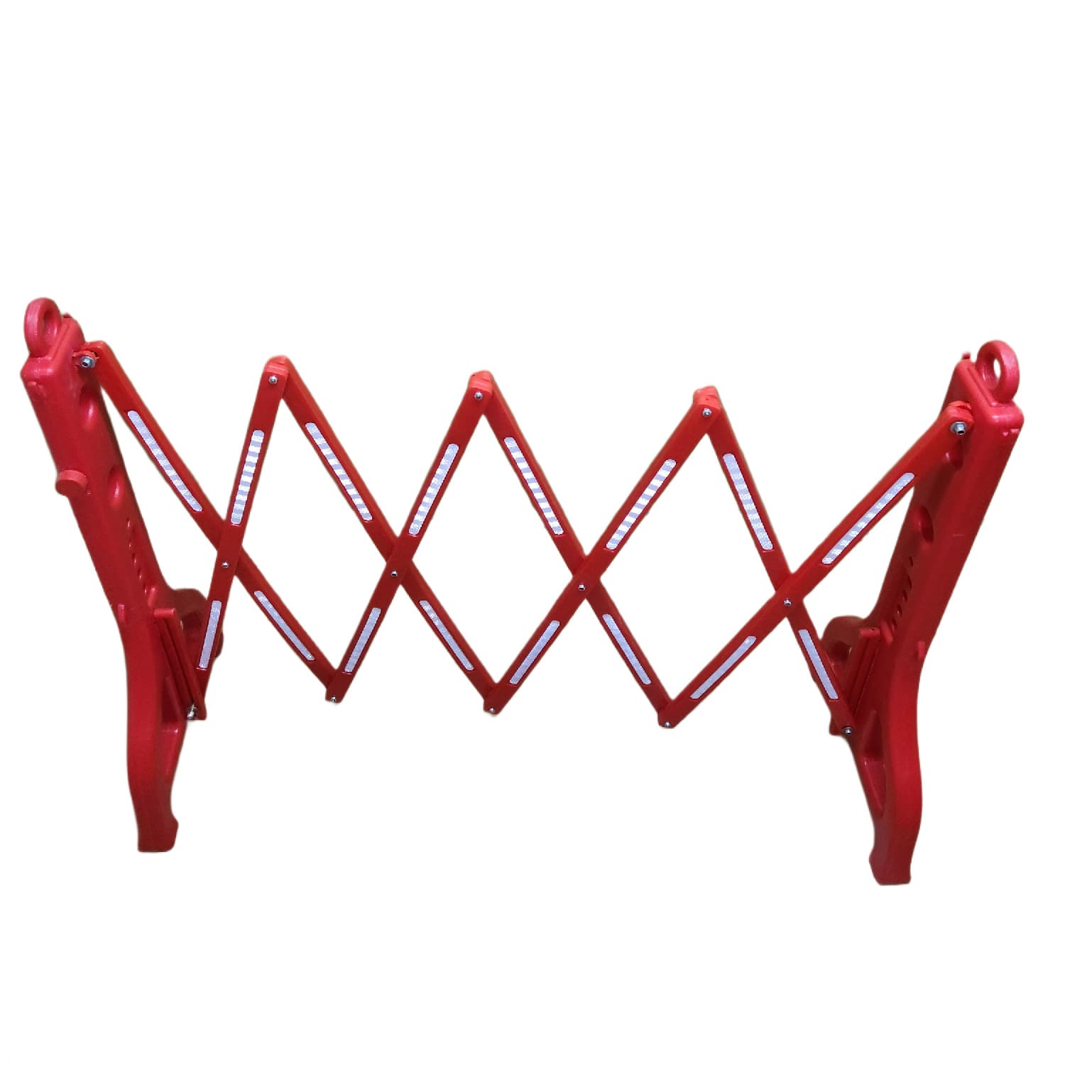 LADWA Traffic Barricades - Ladwa-Red-Plastic-Extendable view 5