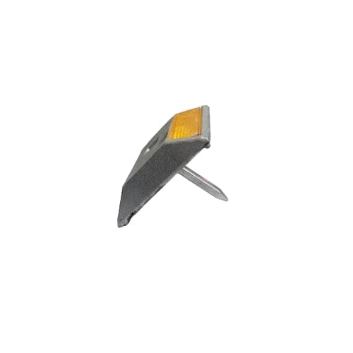 Ladwa Road Stud: Durable Aluminium Body and High-Visibility Yellow Reflector P-1 view 5