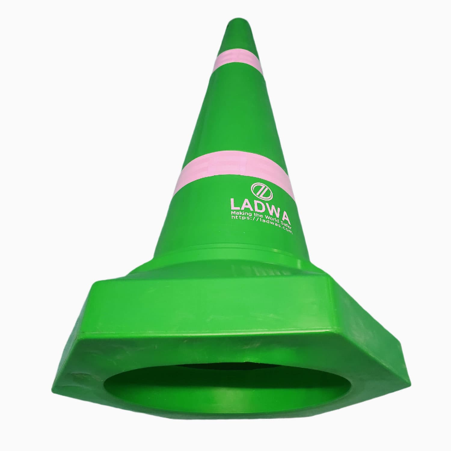 LADWA Safety Cones - Round Top-Hexa Base -Green-4.0 Kg 750mm
(Pack -1) view 4