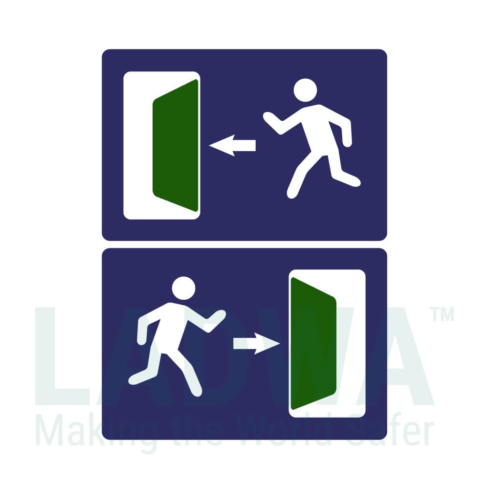 LADWA Informative Signage - Emergency Exit