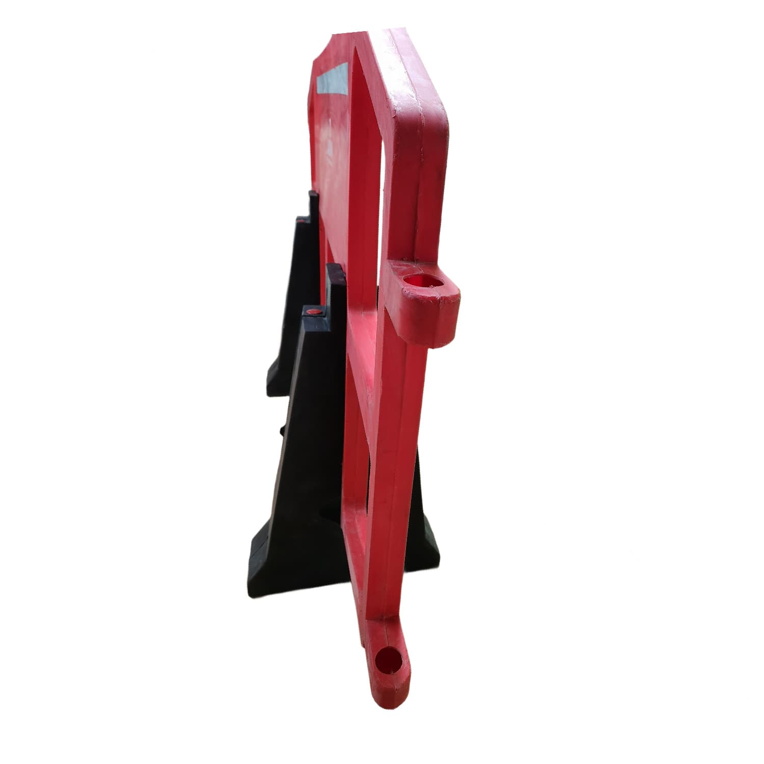 3PC Fencing Traffic Barricade red view 3