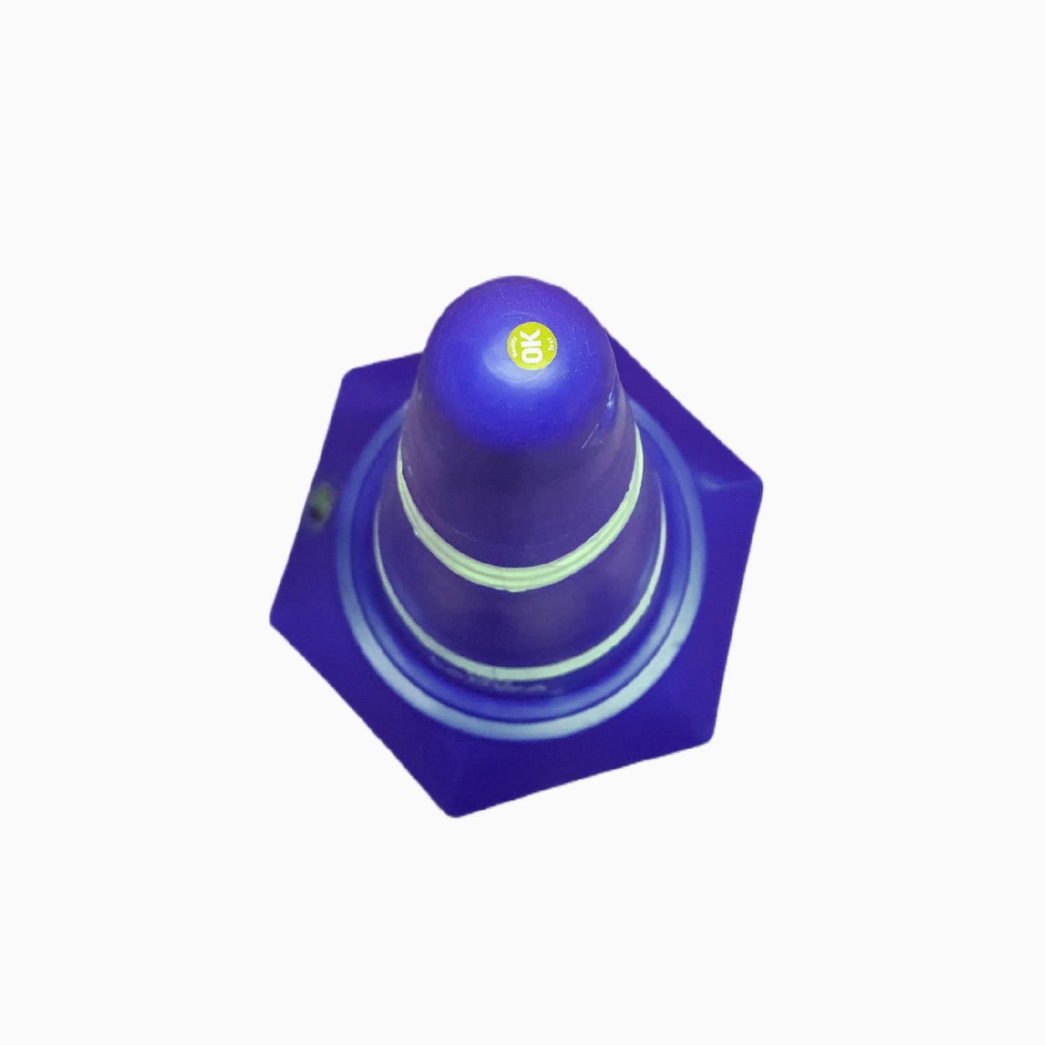 LADWA Safety Cones - Round Top-Hexa Base -Blue-4.0 Kg 750mm
(Pack -1) view 3