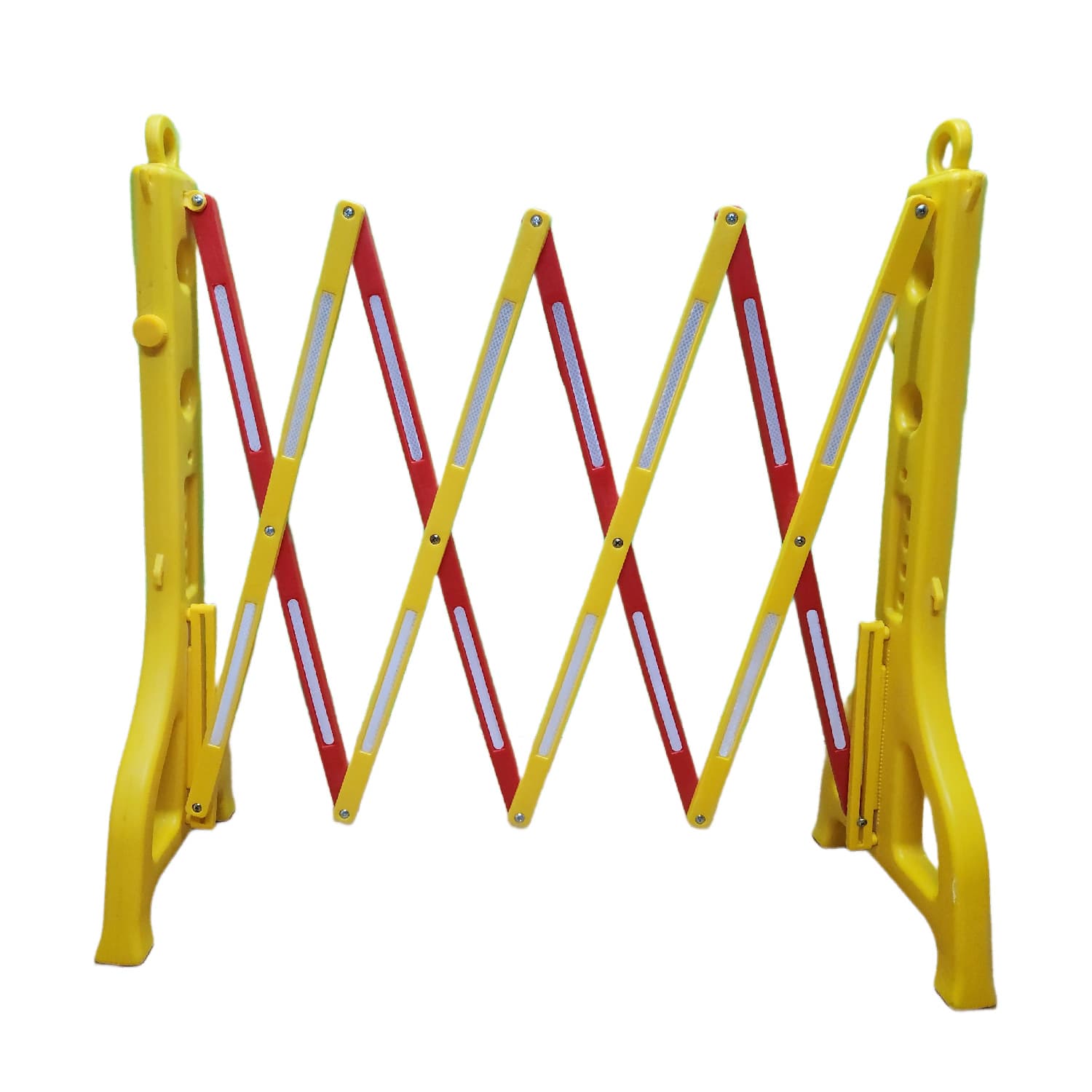 LADWA Traffic Barricades - Ladwa-Yellow-Plastic-Extendable