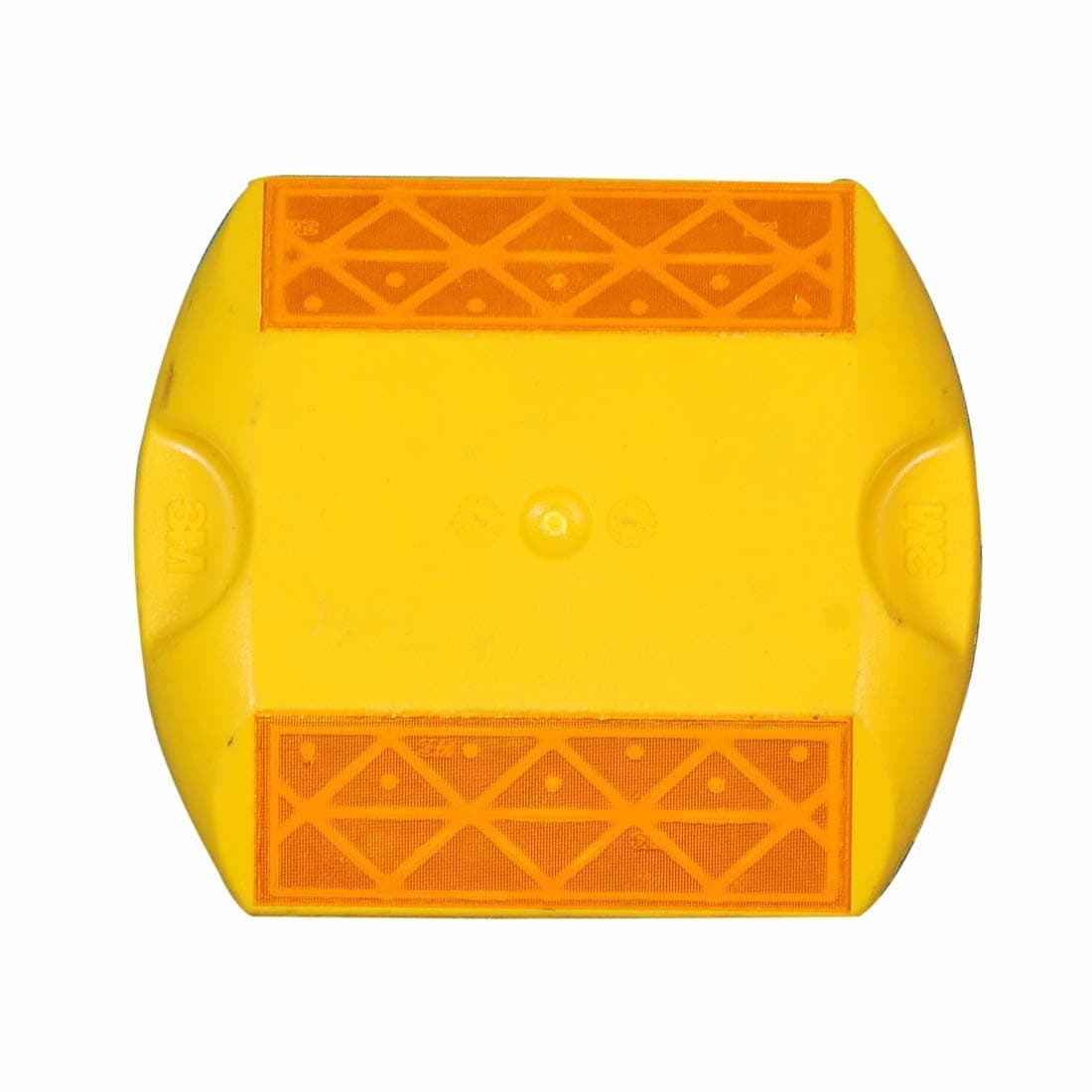 LADWA 3M Reflector Plastic Road Stud cateye (Yellow)