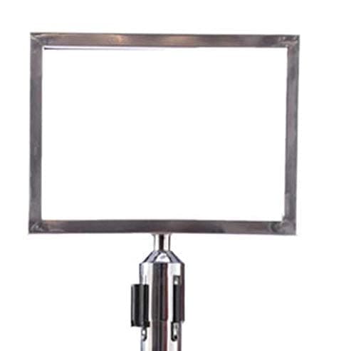 LADWA Set of 9 Q Please (Q Manager), 202 Grade Extendable 2.25 mtr Hook Type Stanchions Barrier Accessories Steel Barricade, Red Que Manager view 3