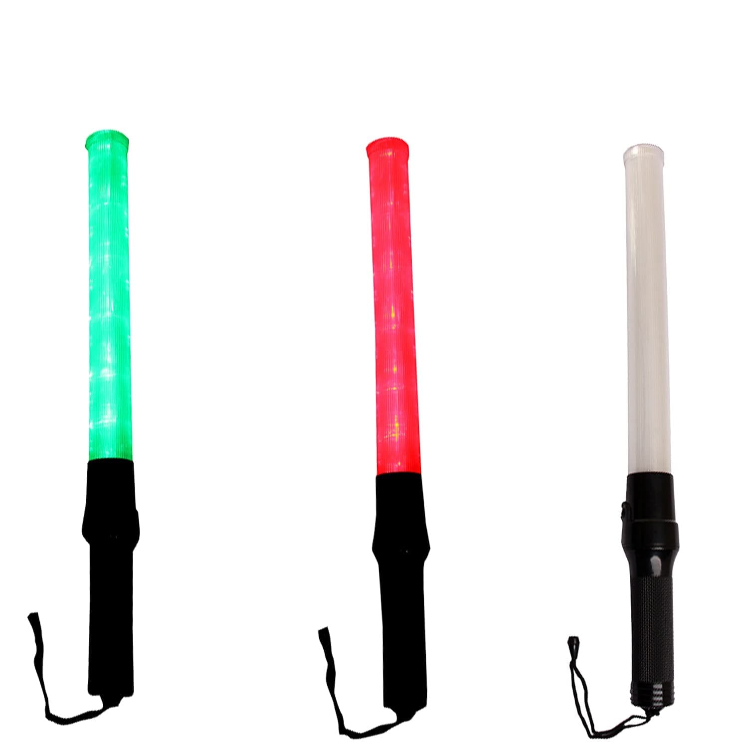 LADWA 20-Inch Non-Rechargeable Safety Traffic Signal Baton, High-Visibility Warning Light Stick for Parking Guides, Traffic Control, & Multipurpose Outdoor Use. view 2