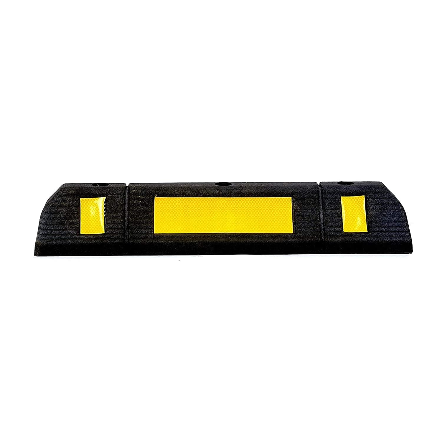LADWA Rubber Parking Stopper Biometric for Garage Floor Block Car Wheels As Parking Aid and Stops The Tires (600 Mm, Black)