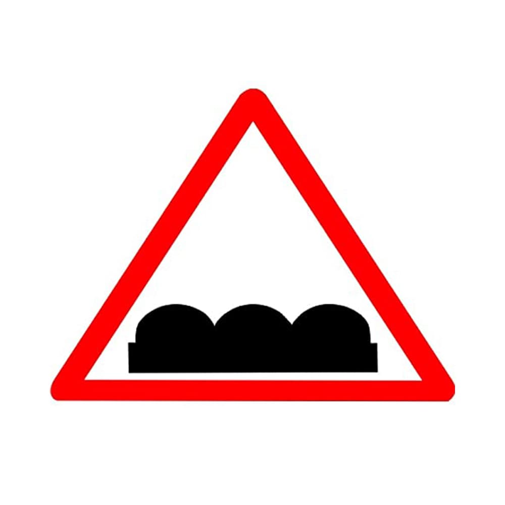 LADWA Triangle Signage 600mm - Rough Road