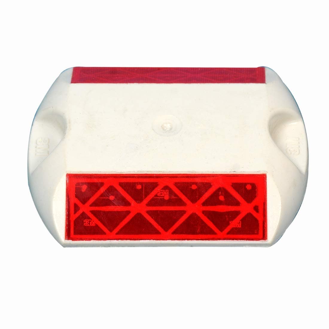 LADWA 3M Reflector Plastic Road Stud cateye (Red & White) view 3