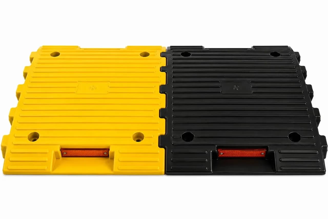 LADWA Heavy Duty Plastic Speed Breaker - 75mm-2Pcs