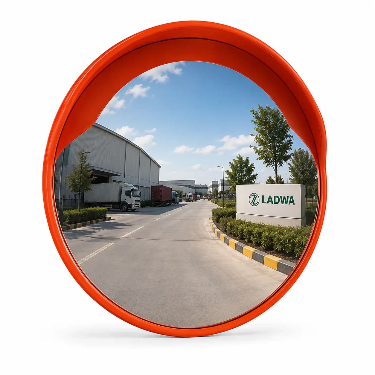 LADWA 32-Inch Convex Parking Safety Mirror