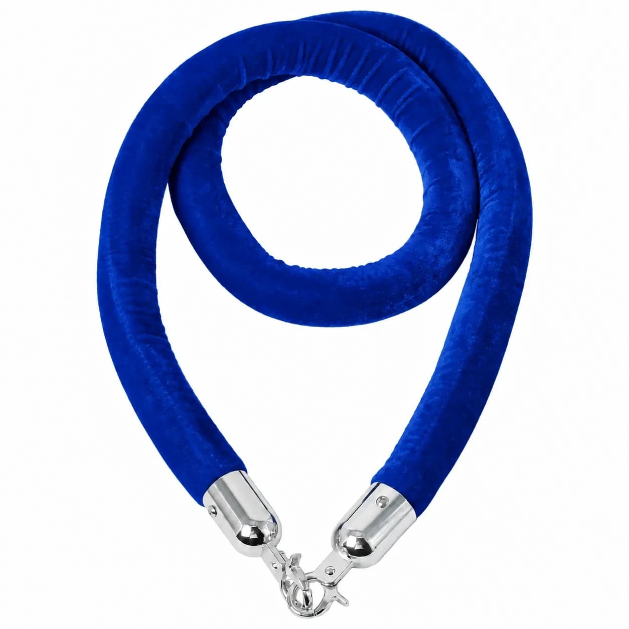 Ladwa Blue Velvet Rope With Silver Hook P-1